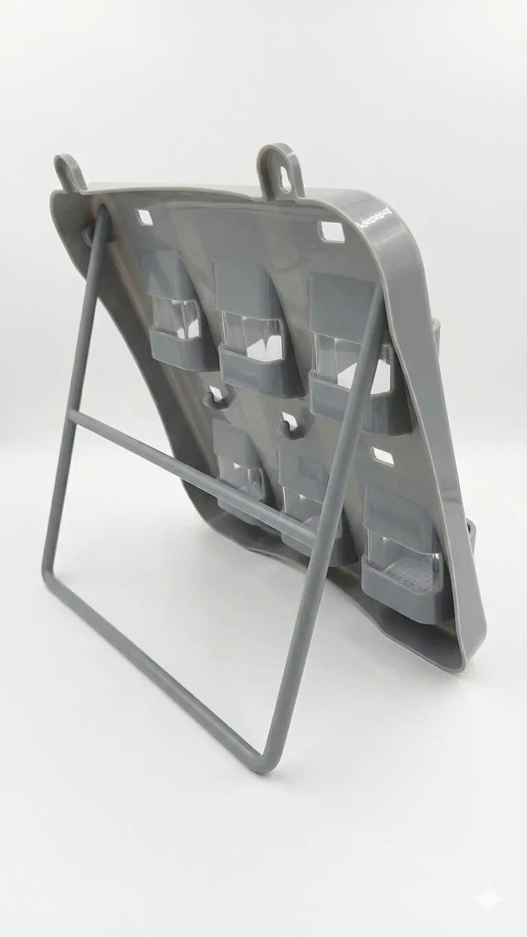 Multi-Color Spice Tubs on Backpack Holder