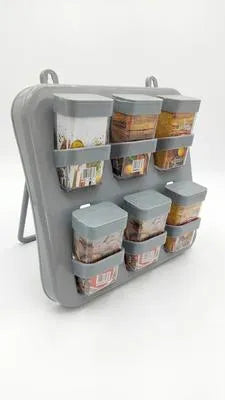 Multi-Color Spice Tubs on Backpack Holder