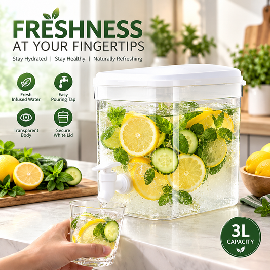 Premium Quality Manual Fruit Juicer 3.L White ABS